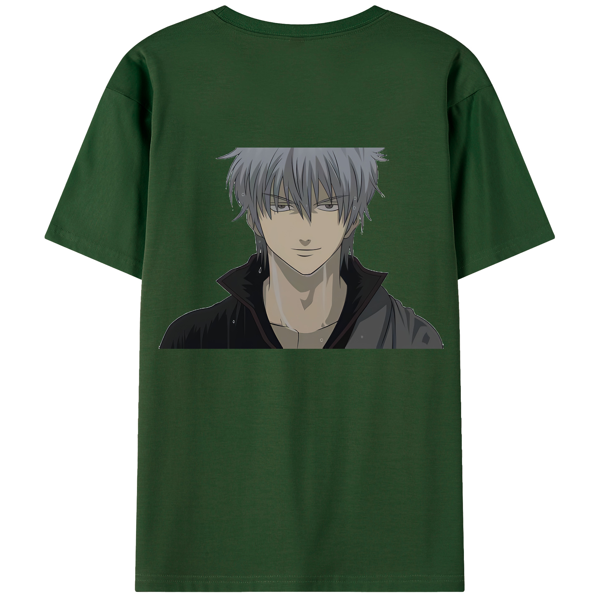 （画像用） ぎんたま 坂田銀時（さかたぎんとき） 神楽 志村新八（しむら しんぱち） GINTAMA Sakata Gintoki Kagura Shimura Shinpachi 綿100％半袖Tシャツ（背面プリント）